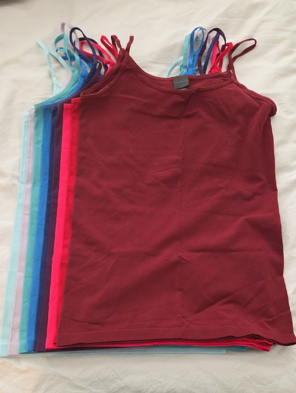 9/$18, Assorted Women's Spaghetti Strap Tank Tops - Multi Color